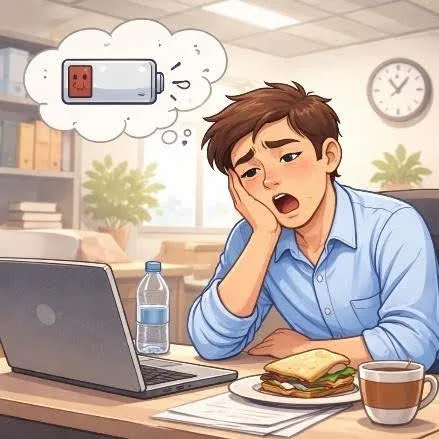 Afternoon energy crashes
