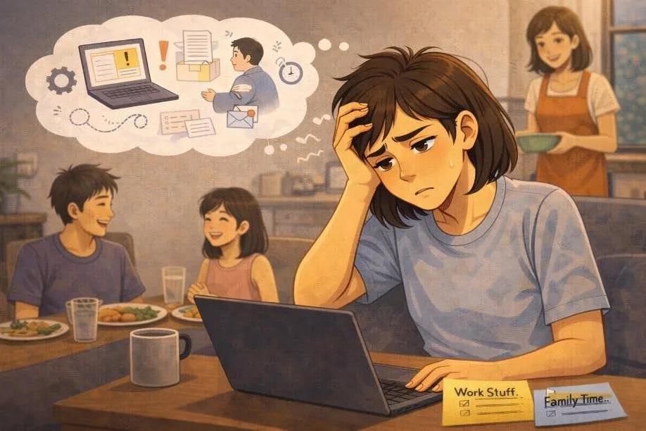 Reduced quality time with family or self